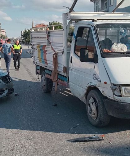 Eski Yozgat Caddesi’nde trafik kazası