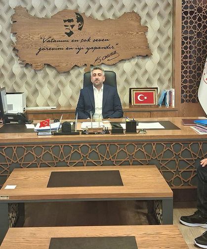 Zeki Dilmen’den Başhekim Doç. Dr. Muhammet Gömeç’e ziyaret