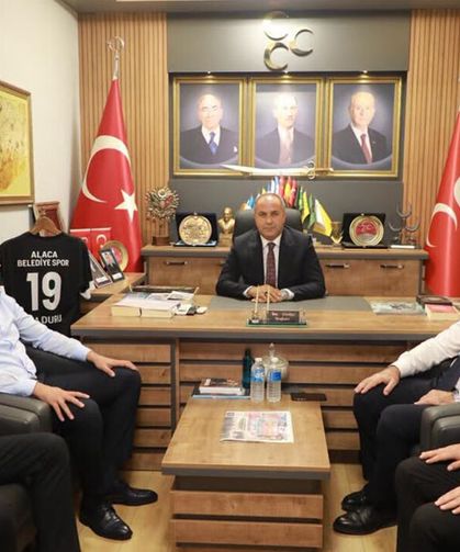 MHP Çorum İl Başkanı Çıplak’tan Alaca teşkilatlarına ziyaret
