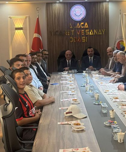 AK Parti Yozgat Milletvekili Süleyman Şahan’dan Alaca TSO’ya ziyaret
