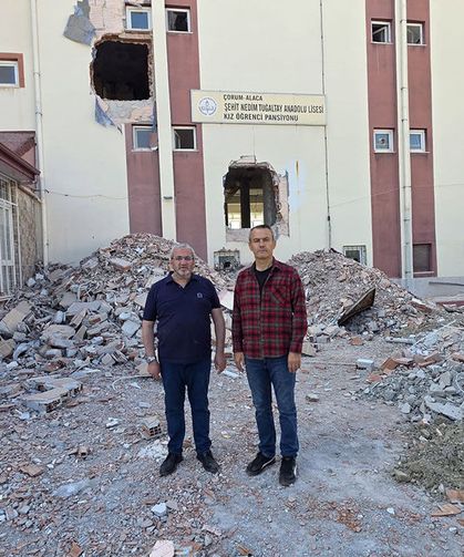 Cemil Çağlar, Alaca’daki eğitim yatırımlarını yerinde inceledi