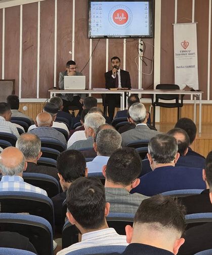 Alaca Müftülüğünde bağımlılıkla mücadele semineri düzenlendi