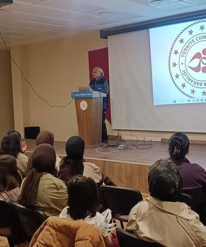 KYK Yurdu’nda öğrencilere yangın farkındalık eğitimi verildi