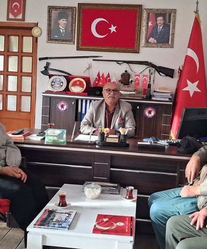 Şehit İsmail Dokuz’un yakınlarından Zeki Dilmen'e anlamlı ziyaret