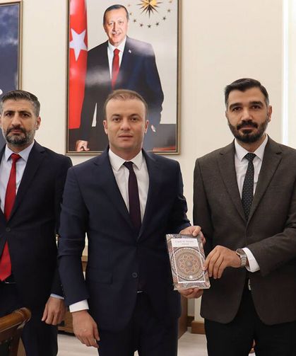 Müftülük heyetinden Kaymakam Dinçer’e ‘Camiler Haftası’ ziyareti