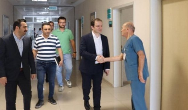 Kaymakam Tok’tan Devlet Hastanesi’ne ziyaret