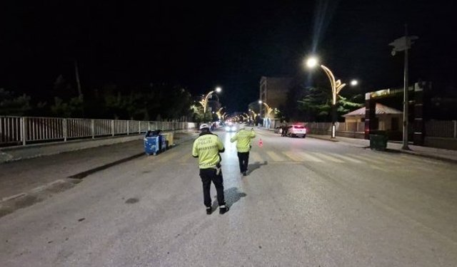 Alaca’da polis ekiplerinden huzur uygulaması