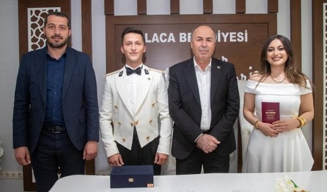 Başkan Arslan, genç Teğmenin nikâhını kıydı