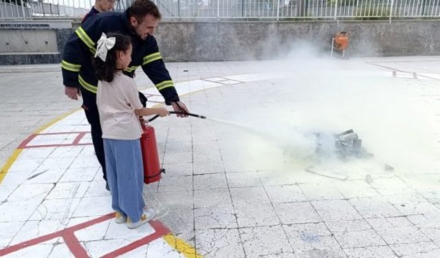 Alaca Belediyesi’nden miniklere hayat kurtaran eğitim