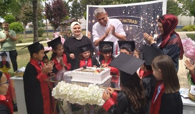 Zübeyde Hanım Anaokulu’nda mezuniyet coşkusu yaşandı