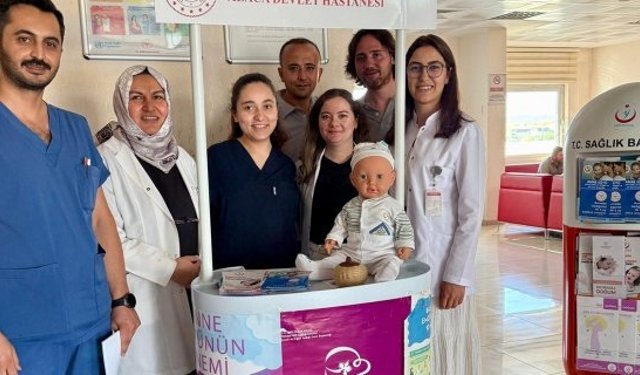 Alaca Devlet Hastanesi’nde Emzirme Haftası etkinliği