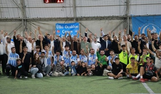 Alaca Ülkü Ocakları şampiyon oldu