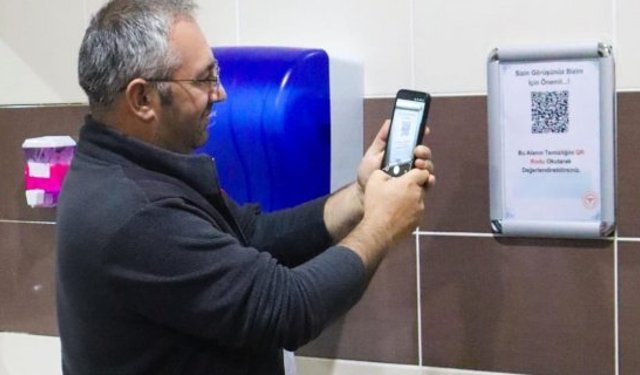 Alaca Devlet Hastanesi’nde karekod ile temizlik değerlendirme sistemi başladı