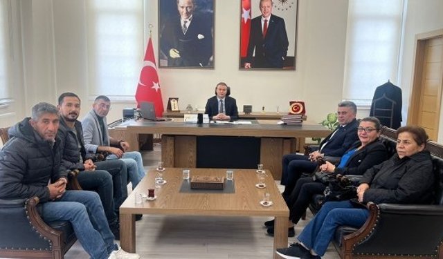 Alaca CHP’den kurum ziyaretleri