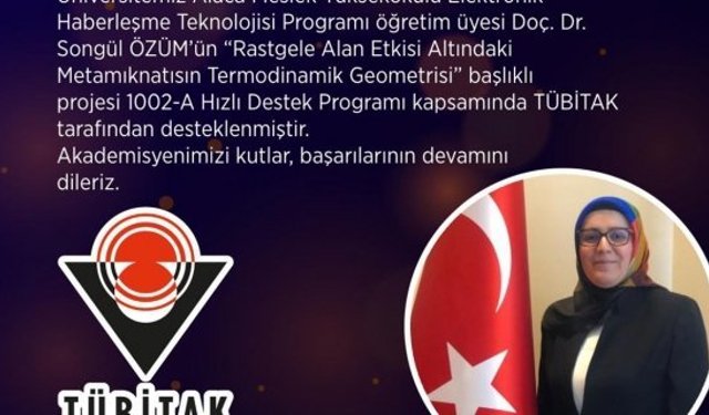 Alaca MYO’dan TÜBİTAK başarısı