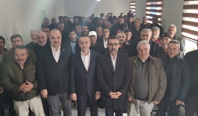 AK Parti İl Koordinatörü Gülaçtı Alaca’da teşkilatla buluştu