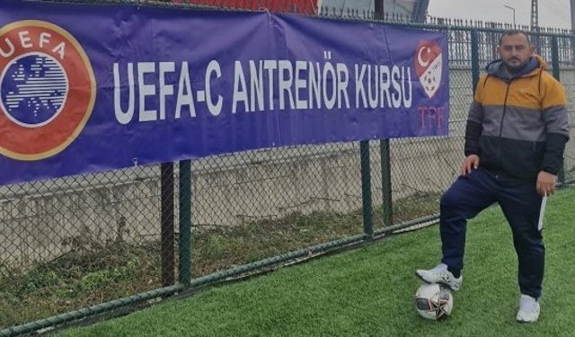 Faik Yıldırım, UEFA C Antrenörlük Belgesi aldı