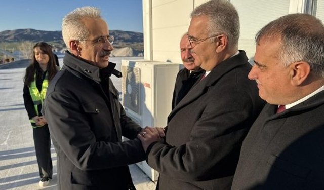 Bakan Uraloğlu hızlı tren için Çorum’da