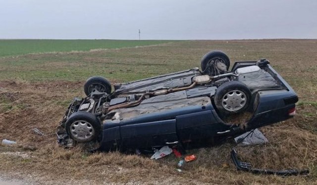 Yağışlı hava kazaya yol açtı: 1 kişi yaralandı