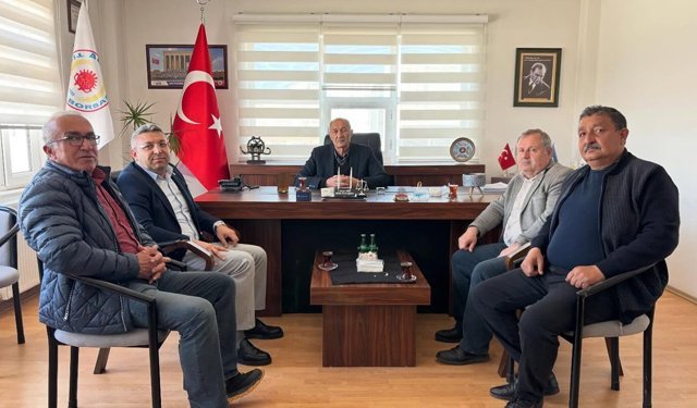 Alaca Şoförler ve Nakliyeciler Odasından Ticaret Borsasına ziyaret