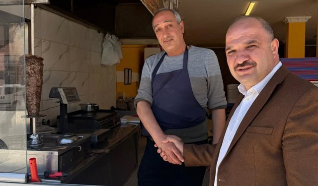 AK Parti Alaca İlçe Başkanı Mücahit Gürsoy’dan esnaf ziyareti