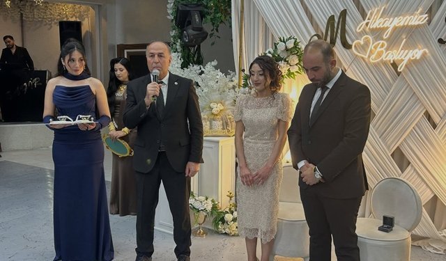 Başkan Şerif Arslan nişan merasimine katıldı