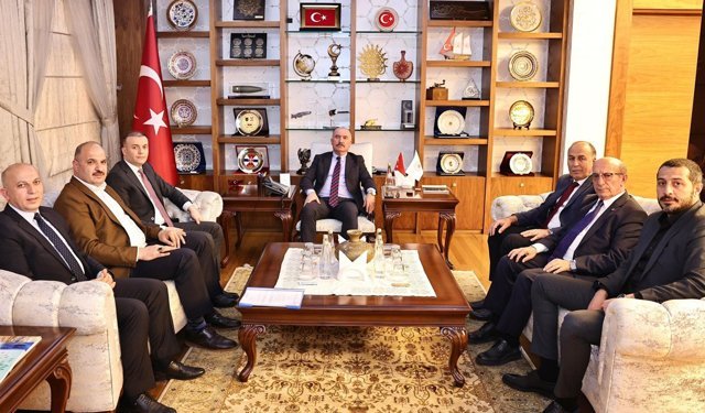 Alaca heyetinden Vali Çalgan’a ziyaret, OSB yatırımları masaya yatırıldı