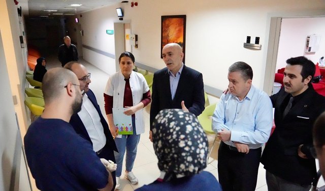 Alaca Devlet Hastanesi’nde hizmetler incelendi