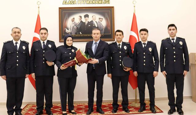 Emniyet’ten Kaymakam Dinçer’e ziyaret