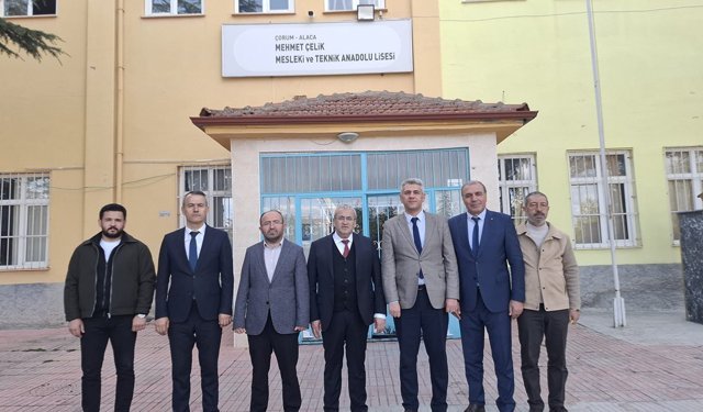 Cemil Çağlar, Alaca’da okulları yerinde inceledi