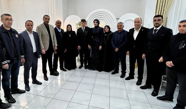 Başkan Arslan, nişan merasimine katıldı