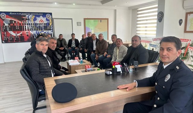 Muhtarlardan polise anlamlı ziyaret