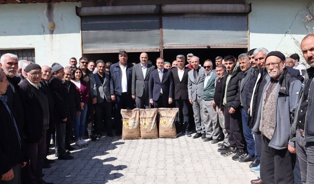 Alaca’da 244 üreticiye Ayçiçek Tohumu desteği