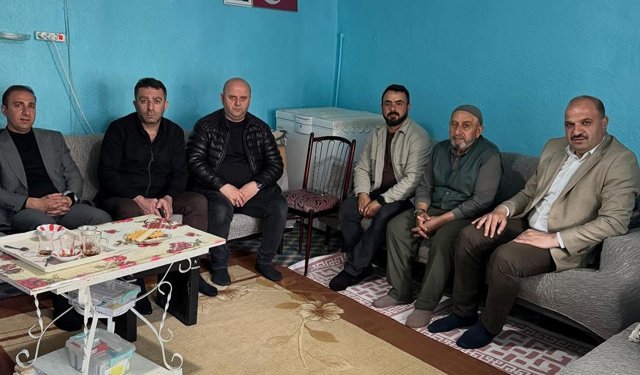 AK Parti Alaca teşkilatından Kıbrıs gazisine ziyaret