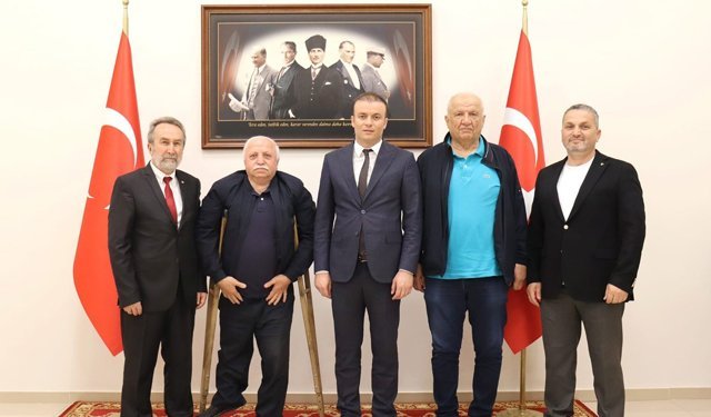Eczacılardan Kaymakam Meriç Dinçer’e ziyaret