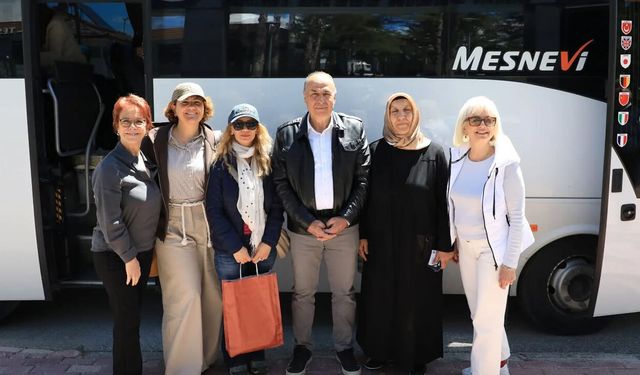 Başkan Şerif Arslan, Alaca’da önemli isimleri ağırladı
