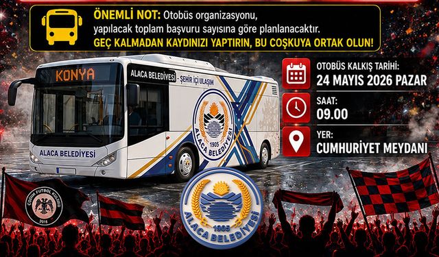 Alaca Belediyesi’nden Çorum FK finali için taraftar çağrısı