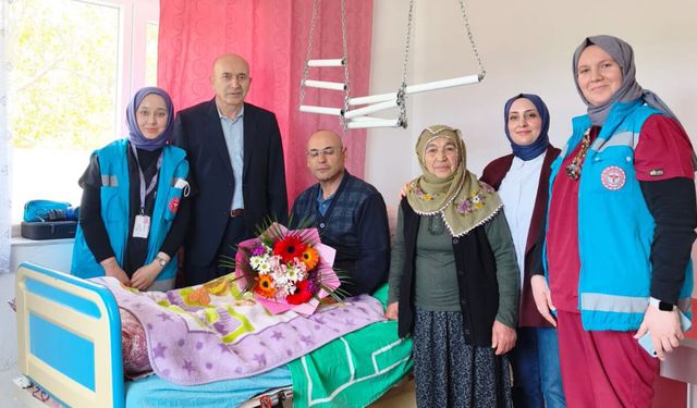 Alaca Devlet Hastanesi’nden Engelliler Haftası ziyareti