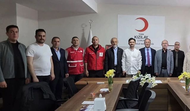 Alaca Kızılay ekibi il koordinasyon toplantısına katıldı