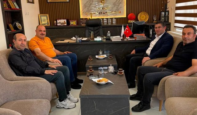 Sağlık-Sen heyetinden AK Parti Alaca İlçe Başkanlığı'na ziyaret