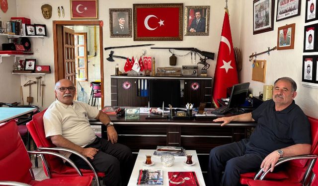 İsmail Gençkurt’tan Zeki Dilmen’e Alaca’da ziyaret