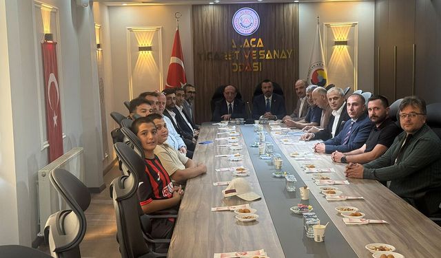 AK Parti Yozgat Milletvekili Süleyman Şahan’dan Alaca TSO’ya ziyaret