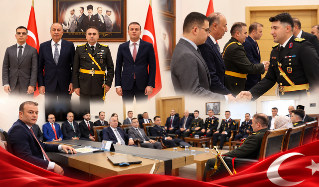 Kaymakam Dinçer, tebrikleri kabul etti