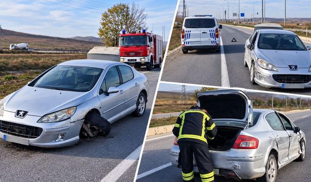 Sanayi Kavşağı’nda kaza: 1 yaralı
