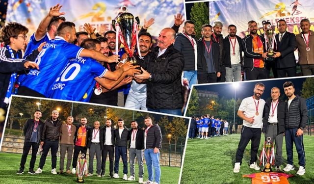 65 köyün katıldığı turnuvada 3. oldular