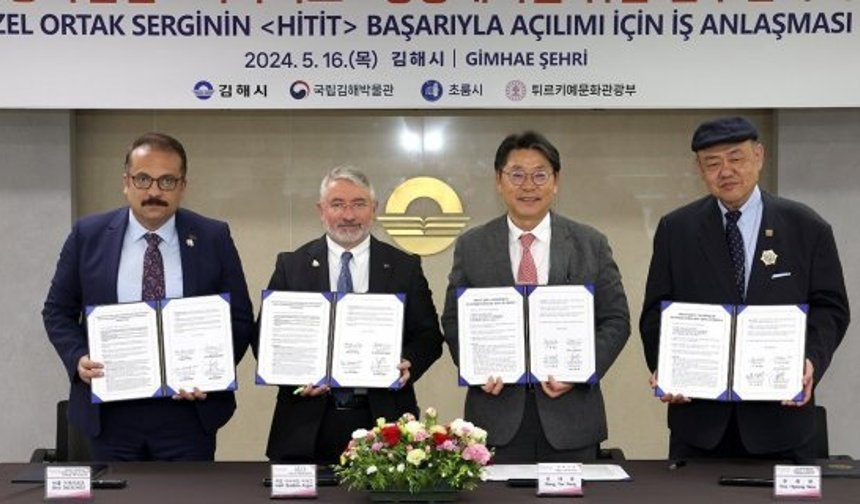 Hitit eserleri Güney Kore’de sergilenecek