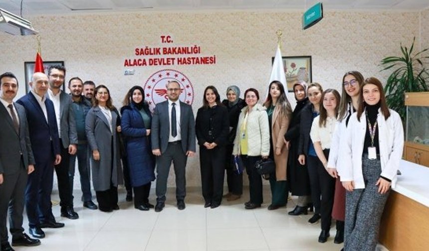 Alaca Devlet Hastanesi yerinde değerlendirildi