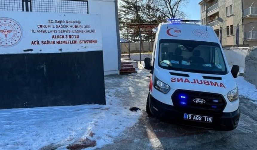 Alaca'ya tam donanımlı ambulans tahsis edildi