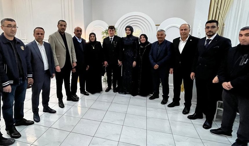 Başkan Arslan, nişan merasimine katıldı