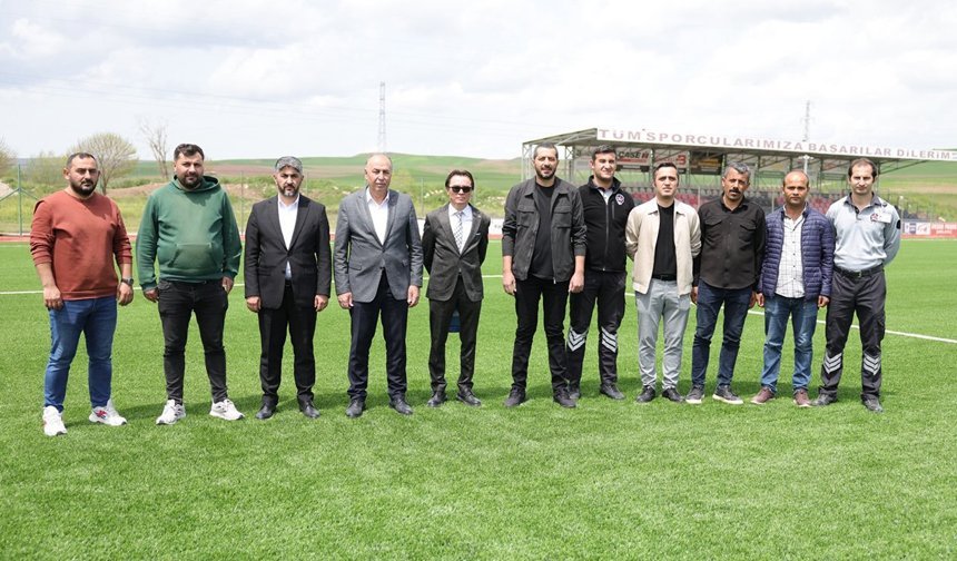 Alaca Stadı yenilendi: Başkan Arslan’dan inceleme